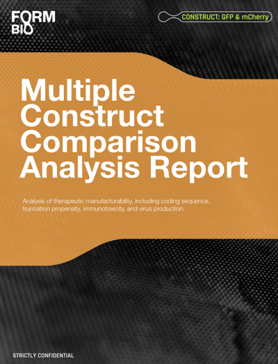 Multi-construct comparison analysis report